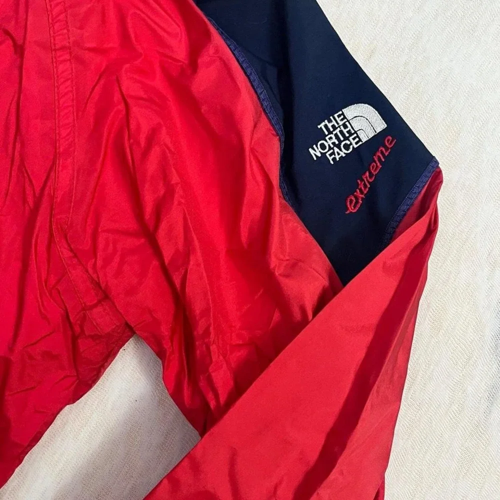 The North Face Extreme Jacket L Red‎ Gore-Tex USA Made Vintage 90s Hooded Coat